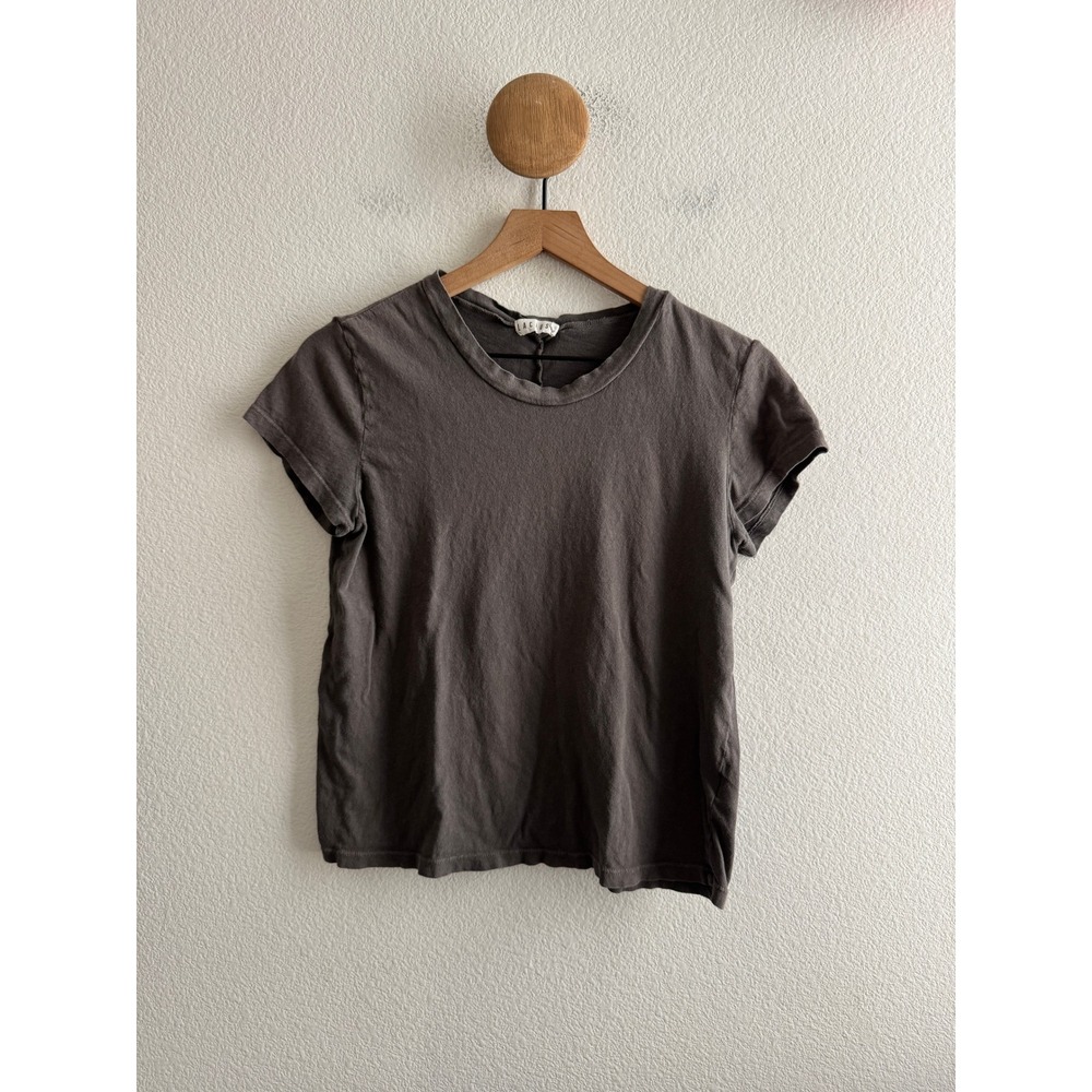 LACAUSA Gray Cotton Tshirt Shirt Size Small